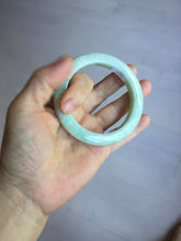 Load image into Gallery viewer, 57mm Certified Type A 100% Natural light green jadeite Jade bangle PA132-(6557)
