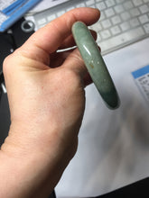Load image into Gallery viewer, 54.3mm Certified 100% natural Type A oily dark green/blue/brown/gray (老油青) jadeite jade bangle PH189-6938

