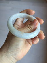 Load image into Gallery viewer, 54.5mm Certified Type A 100% Natural white purple Jadeite bangle AY130-6662

