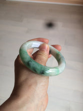 Load image into Gallery viewer, 57.5mm Certified 100% natural Type A sunny green/purple jadeite jade bangle AY50-4124
