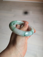 Load image into Gallery viewer, 57.5mm Certified 100% natural Type A sunny green/purple jadeite jade bangle AY50-4124
