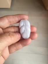 Load image into Gallery viewer, 100% natural type A  sunny green white purple jadeite jade leaf pendant group PB46
