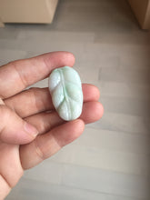 Load image into Gallery viewer, 100% natural type A  sunny green white purple jadeite jade leaf pendant group PB46
