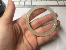 Load image into Gallery viewer, 51.3mm Certified 100% Natural icy watery yellow crystal sugar (黄冰糖) nephrite jade bangle HN139-3370
