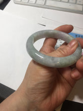 Load image into Gallery viewer, 55.5mm certified 100% natural Type A green purple red round cut jadeite jade bangle AA96-9152
