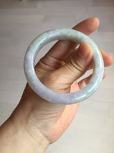 Load image into Gallery viewer, 54mm Certified Type A 100% Natural light green purple Jadeite Jade bangle PC98-9150
