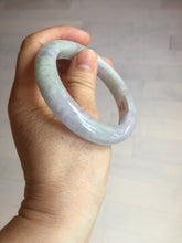 Load image into Gallery viewer, 54mm Certified Type A 100% Natural light green purple Jadeite Jade bangle PC98-9150
