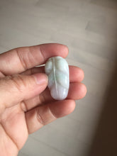 Load image into Gallery viewer, 100% natural type A  sunny green white purple jadeite jade leaf pendant group PB46
