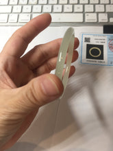Load image into Gallery viewer, 51.3mm Certified 100% Natural icy watery yellow crystal sugar (黄冰糖) nephrite jade bangle HN139-3370
