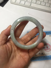 Load image into Gallery viewer, 55.5mm certified 100% natural Type A green purple red round cut jadeite jade bangle AA96-9152
