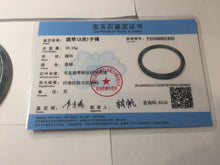 Load image into Gallery viewer, Sold please don't order. Thx. 60.6mm Certified Type A 100% Natural ice watery dark blue/green/purple/gray/black Guatemala slim round cut Jadeite bangle AZ150-2492
