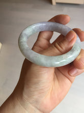 Load image into Gallery viewer, 54mm Certified Type A 100% Natural light green purple Jadeite Jade bangle PC98-9150

