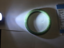 Load image into Gallery viewer, 61.2mm certified type A 100% Natural dark green gray Jadeite jade bangle PJ47-2858
