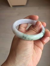 Load image into Gallery viewer, 53mm certified 100% natural Type A light green purple  jadeite jade bangle AA33-4281
