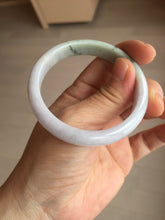 Load image into Gallery viewer, 53mm certified 100% natural Type A light green purple  jadeite jade bangle AA33-4281
