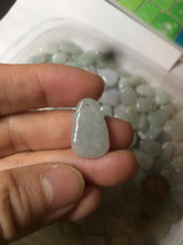 Load image into Gallery viewer, 100% Natural  light green/white/purple Jadeite Jade money bag bead pendant BF86 Add-on item!
