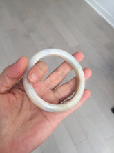 Load image into Gallery viewer, 57.5mm Certified Type A 100% Natural white/yellow/brown (golden sand) Jadeite Jade bangle BM52-7050
