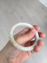 Load image into Gallery viewer, 57.5mm Certified Type A 100% Natural white/yellow/brown (golden sand) Jadeite Jade bangle BM52-7050
