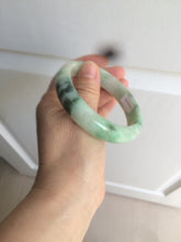 Load image into Gallery viewer, 59.5mm certified Type A 100% Natural sunny green Jadeite bangle AX76-6145
