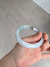 Load image into Gallery viewer, 57.5mm Certified Type A 100% Natural white/light purple/brown Jadeite Jade bangle BM51-7048
