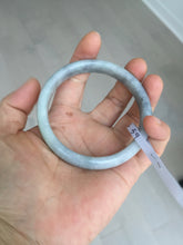 Load image into Gallery viewer, 59mm Certified Type A 100% Natural green gray black(Wuji, 淡乌鸡) Jadeite Jade bangle BQ55-6886
