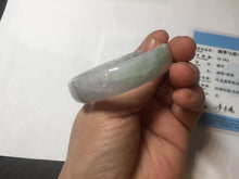 Load image into Gallery viewer, 51.2mm Certified  Type A 100% Natural light green purple jadeite jade bangle AA100-9100
