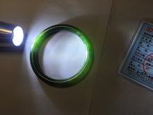Load image into Gallery viewer, 51.2mm certified 100% Natural dark green/black round cut nephrite (碧玉)  bangle HN147-0523
