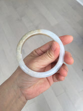 Load image into Gallery viewer, 58mm Certified Type A 100% Natural white/light purple/yellow/brown (FU Lu SHOU)Jadeite Jade bangle BM50-7039
