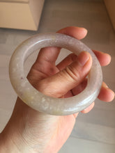 Load image into Gallery viewer, 56mm 100% natural light purple/pale pink/beige with flying snow Quartzite (Shetaicui jade) bangle SY76
