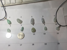 Load image into Gallery viewer, 100% Natural type A icy watery sunny green white yellow Jadeite Jade blessed melon(福瓜) pendant group AZ156 Add on item
