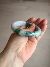 Load image into Gallery viewer, 56mm certified 100% natural Type A light green brown purple jadeite jade bangle AA31-4076
