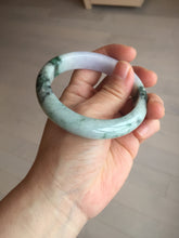 Load image into Gallery viewer, 56mm certified 100% natural Type A light green brown purple jadeite jade bangle AA31-4076
