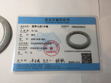 Load image into Gallery viewer, 53.3mm Certified 100% Natural Type A Light Green Purple Red Gray A Red Earth Plateau Round Cut Jadeite Jade Bangle PH203-6213
