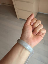 Load image into Gallery viewer, 51.2mm Certified  Type A 100% Natural light green purple jadeite jade bangle AA100-9100
