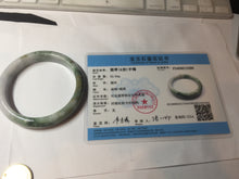 Load image into Gallery viewer, 60mm certificated Type A 100% Natural dark green/brown/purple/black Jadeite Jade bangle BG238-3280
