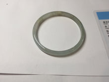 Load image into Gallery viewer, 50mm Certified Type A 100% Natural icy watery light green gray slim Jadeite Jade bangle PJ52-2046
