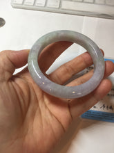 Load image into Gallery viewer, 54mm Certified Type A 100% Natural light green purple Jadeite Jade bangle PC98-9150
