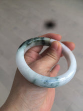 Load image into Gallery viewer, 58mm Certified Type A 100% Natural light green/purple/white/brown Jadeite Jade bangle AH80-0458
