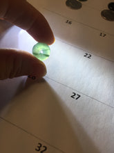 Load image into Gallery viewer, 12-18mm Type A 100% Natural blue light green dark green gray Guatemala Jadeite Jade Safety Guardian Button donuts Pendant group BS142
