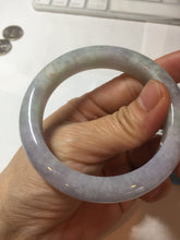 Load image into Gallery viewer, 54mm Certified Type A 100% Natural light green purple Jadeite Jade bangle PC98-9150
