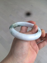 Load image into Gallery viewer, 58mm Certified Type A 100% Natural light green/purple/white/brown Jadeite Jade bangle AH80-0458
