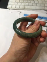 Load image into Gallery viewer, 52.2mm Certified 100% natural Type A oily dark green/black/brown/gray (老油青) jadeite jade bangle PH190-6940
