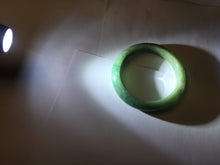 Load image into Gallery viewer, 52.2mm Certified 100% natural Type A oily dark green/black/brown/gray (老油青) jadeite jade bangle PH190-6940
