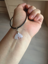 Load image into Gallery viewer, 5-18mm Type A 100% icy watery natural green blue purple white seashell/wing jadeite Jade Pendant necklace group AA68
