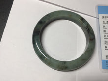 Load image into Gallery viewer, 57.8mm Certified 100% natural Type A dark green/black/red/brown jadeite bangle PD84-9793

