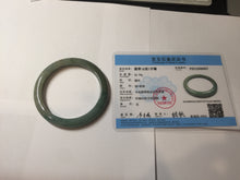 Load image into Gallery viewer, 60.2mm certified type A 100% Natural sunny green brown oily dark green gray black Jadeite jade bangle PH191-6937
