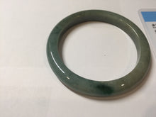 Load image into Gallery viewer, 60.2mm certified type A 100% Natural sunny green brown oily dark green gray black Jadeite jade bangle PH191-6937
