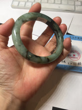 Load image into Gallery viewer, 57.8mm Certified 100% natural Type A dark green/black/red/brown jadeite bangle PD84-9793
