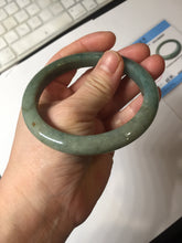 Load image into Gallery viewer, 60.2mm certified type A 100% Natural sunny green brown oily dark green gray black Jadeite jade bangle PH191-6937
