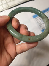 Load image into Gallery viewer, 60.2mm certified type A 100% Natural sunny green brown oily dark green gray black Jadeite jade bangle PH191-6937

